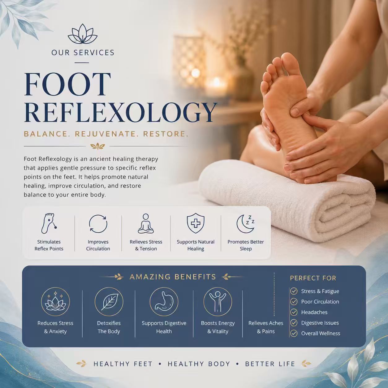 Foot Reflexology (Foot Only)